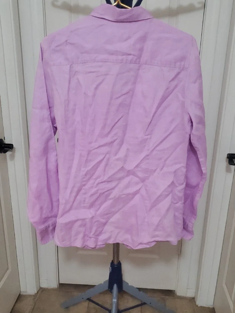 J. Crew Lavender Long-Sleeve Button-Up Shirt